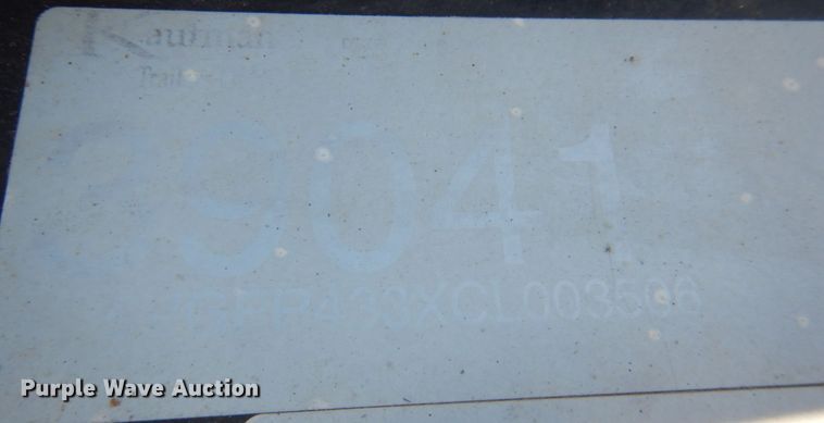 image for item DJ0823 2012 Kaufman  lowboy equipment trailer