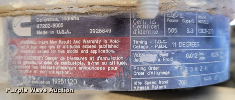 image for item DM8090 1996 Kenworth T300  dump truck