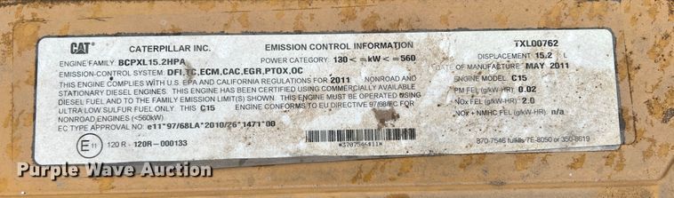 image for item DO8853 2011 Caterpillar 740B  haul truck