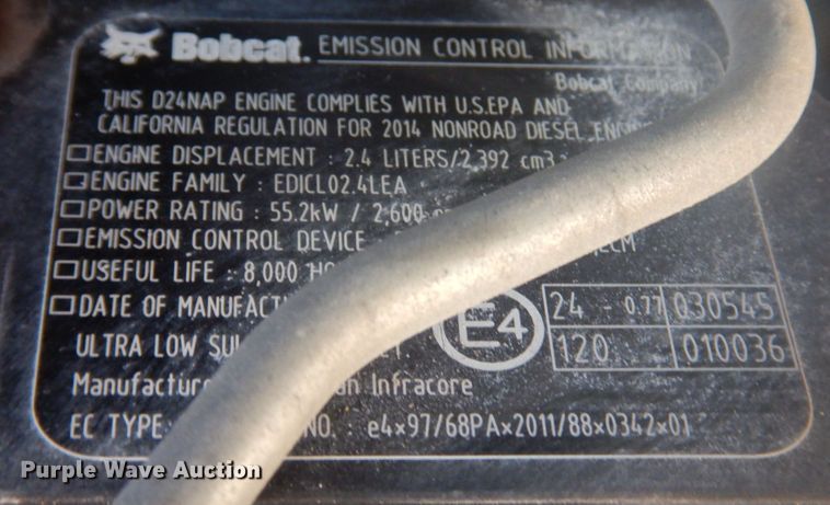 image for item DP0397 2014 Bobcat S650  skid steer loader