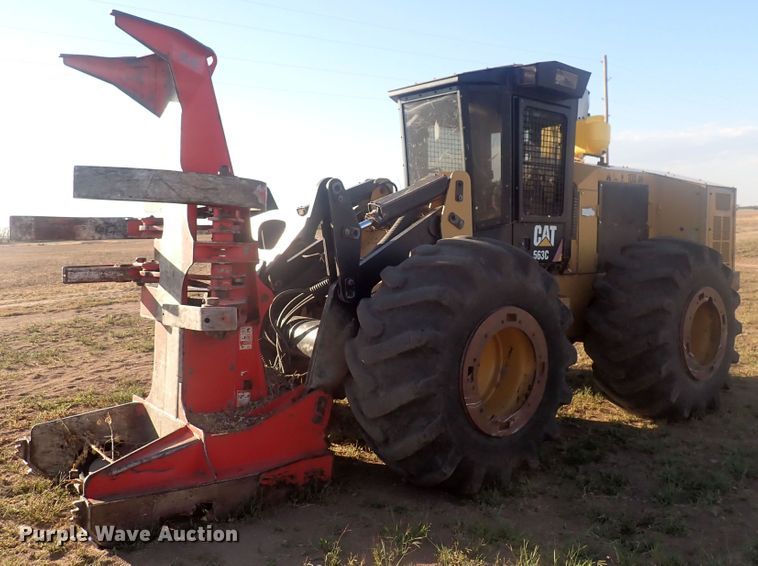 image for item DQ3022 2013 Caterpillar 563C  feller buncher
