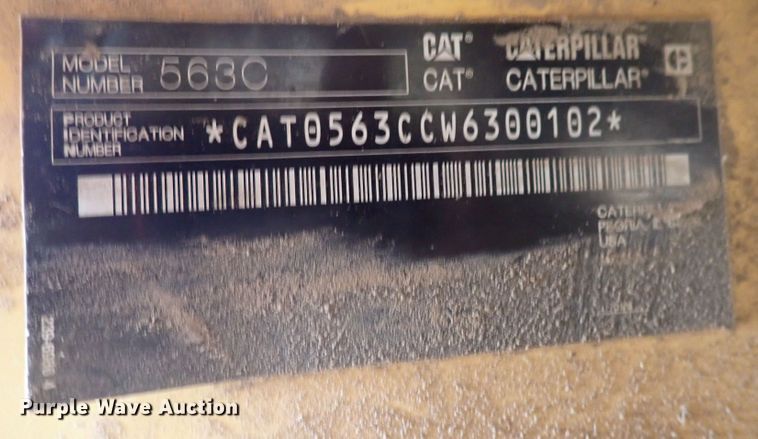 image for item DQ3022 2013 Caterpillar 563C  feller buncher