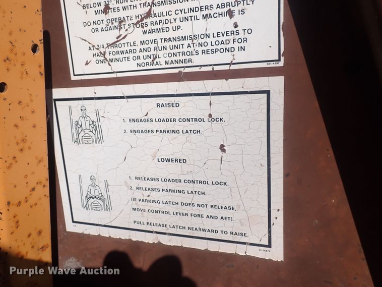 image for item DQ3026 1990 Case 1845C  skid steer loader