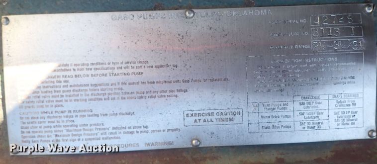 image for item DQ3061 Gaso  triplex pump