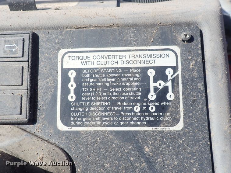 image for item DQ3070 Ford 555D  backhoe