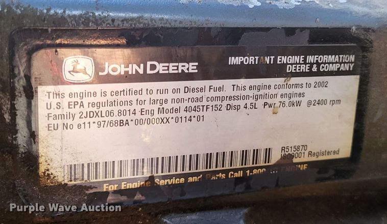 image for item DR0156 2003 John Deere 344H  wheel loader