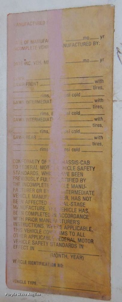 image for item DR2072 1991 Ford L8000  water truck