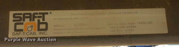 image for item DS1460 1998 Bomag BW172PDB  single drum vibratory roller