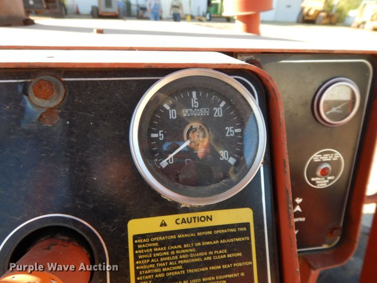 image for item HF9404 1981 Ditch Witch 6510  trencher