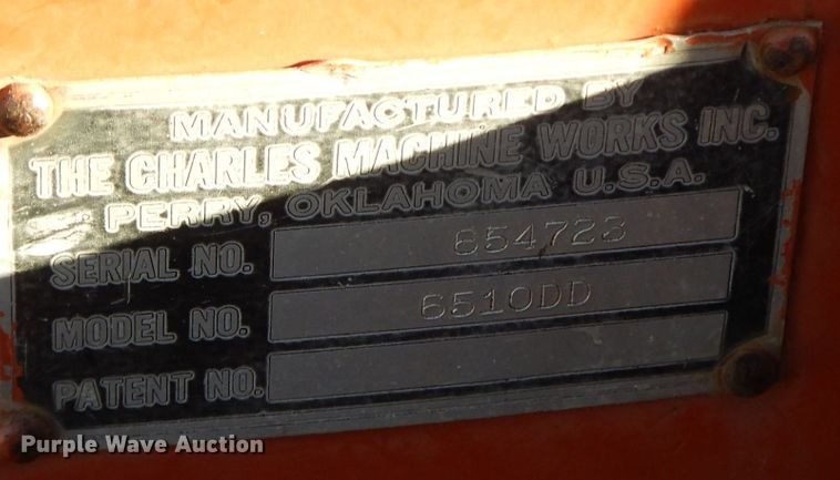 image for item HF9404 1981 Ditch Witch 6510  trencher