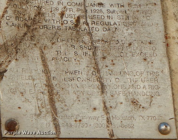 image for item HF9405 (2) Speed Shore APS-0810 trench boxes