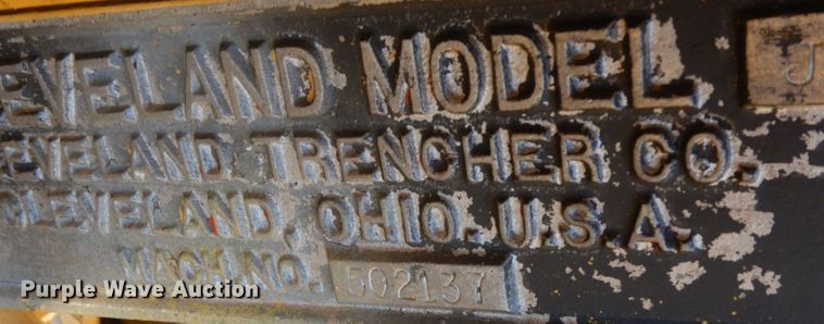 image for item HF9406 1963 Clevelend J57  bucket wheel trencher