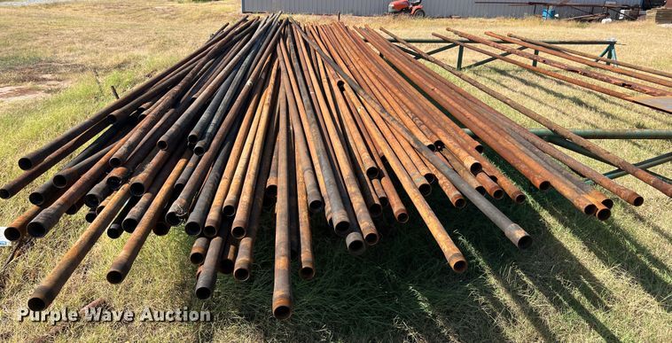 image for item HX9974 1,000' of 2 3/8" diameter oilfield pipe
