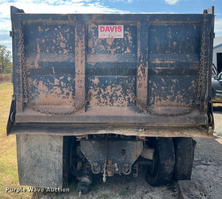 image for item HX9976 Davis  steel dump bed