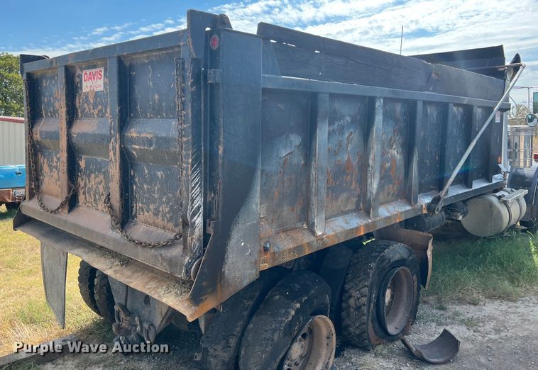 image for item HX9976 Davis  steel dump bed