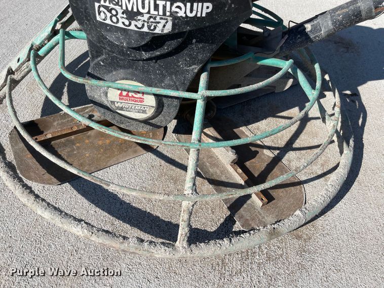 image for item JD9243 Whiteman  power trowel