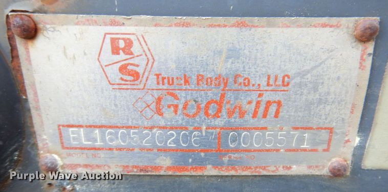 image for item JL9874 Godwin EL160520206  dump bed