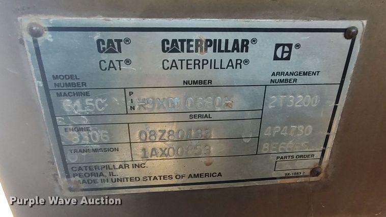 image for item JR9401 1996 Caterpillar 615C Series II  elevating scraper