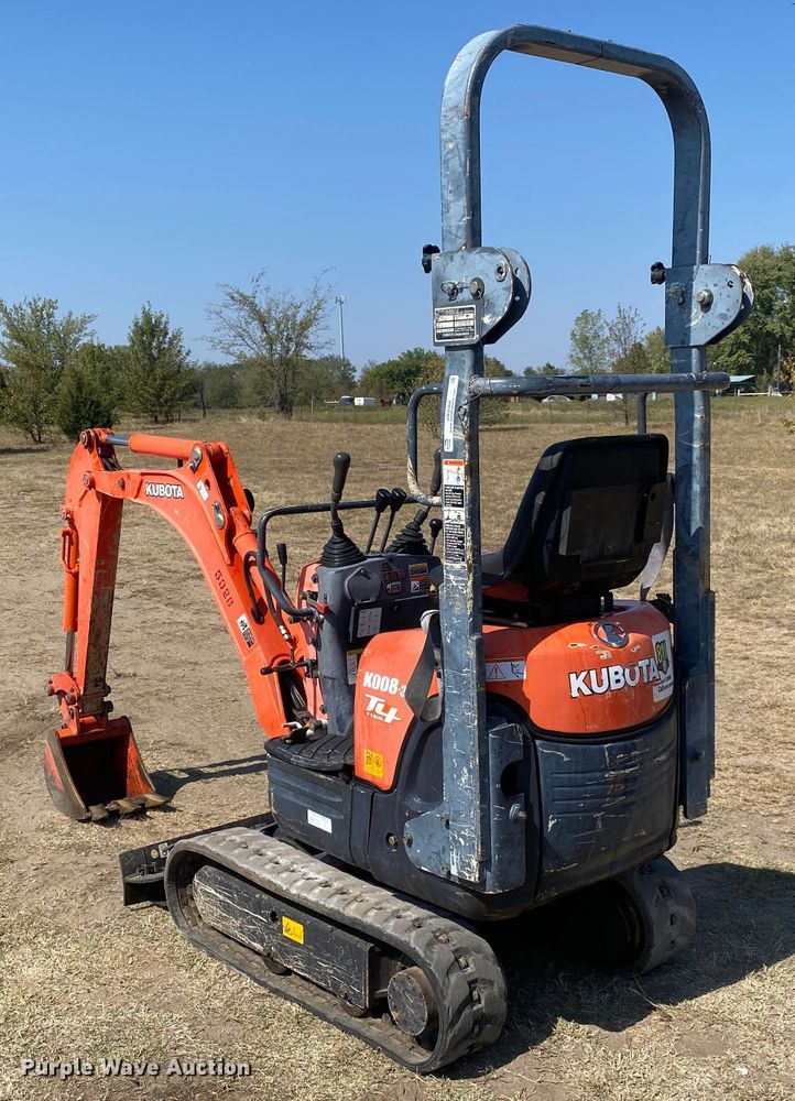 image for item JW9368 2009 Kubota K008-3  mini excavator