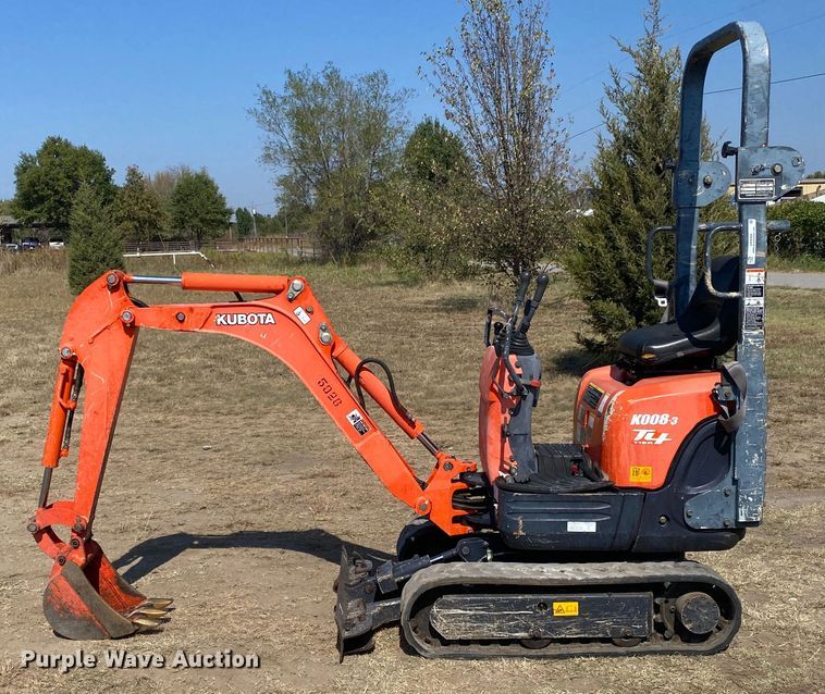 image for item JW9368 2009 Kubota K008-3  mini excavator