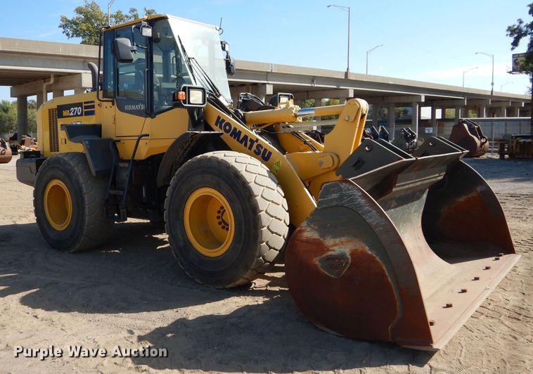 image for item JX9099 2014 Komatsu WA270-7  wheel loader