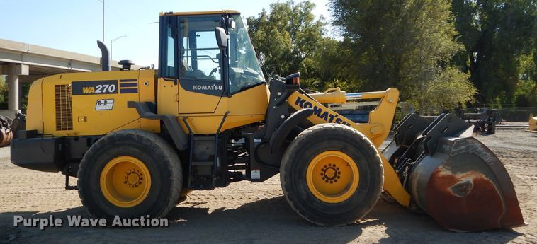 image for item JX9099 2014 Komatsu WA270-7  wheel loader
