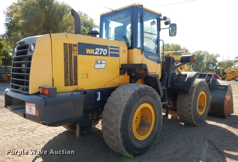 image for item JX9099 2014 Komatsu WA270-7  wheel loader