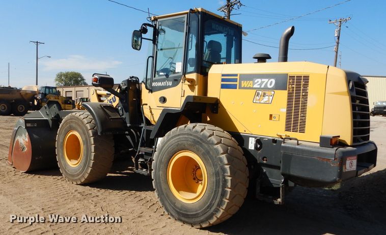 image for item JX9099 2014 Komatsu WA270-7  wheel loader