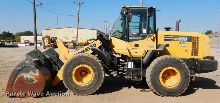 image for item JX9099 2014 Komatsu WA270-7  wheel loader