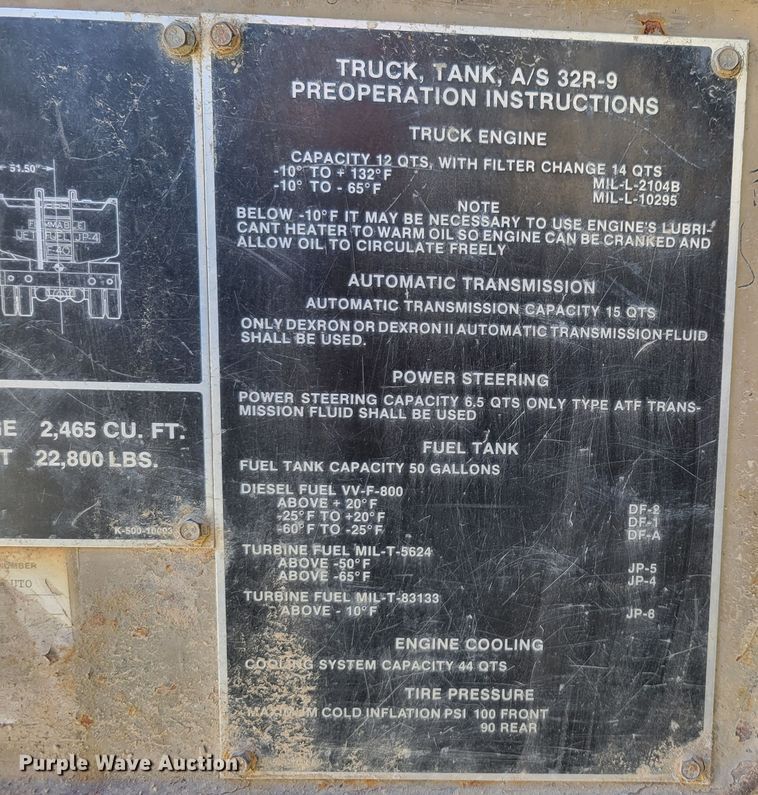 image for item JZ9077 1983 Mack DM492S  dump truck