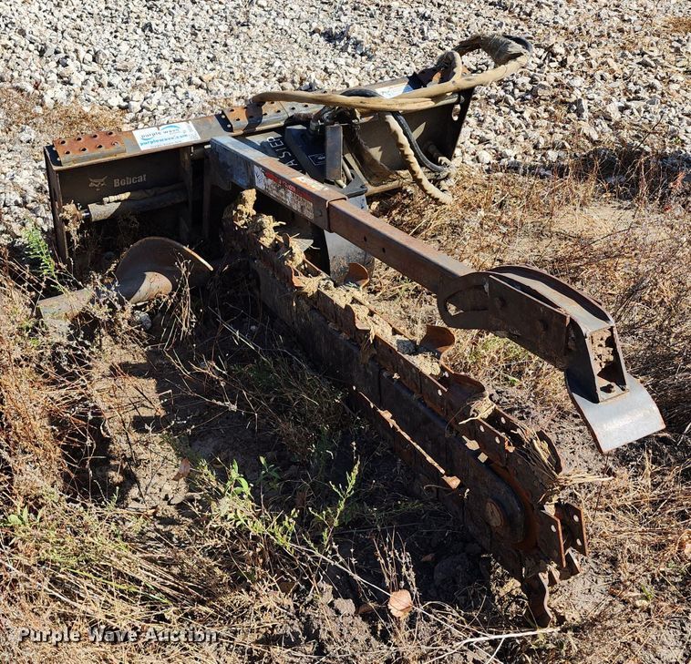 image for item KH9163 Bobcat LT303  skid steer trencher