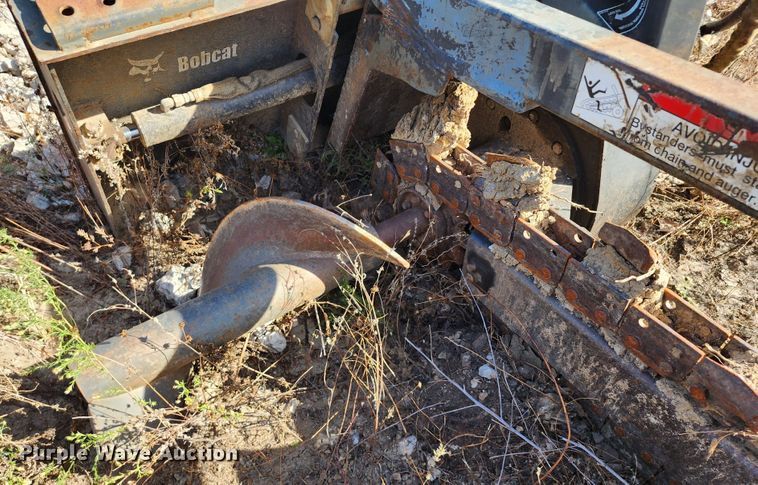 image for item KH9163 Bobcat LT303  skid steer trencher