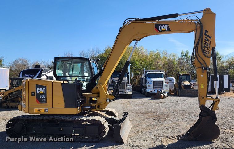 image for item KH9169 2019 Caterpillar 308CR  mini excavator