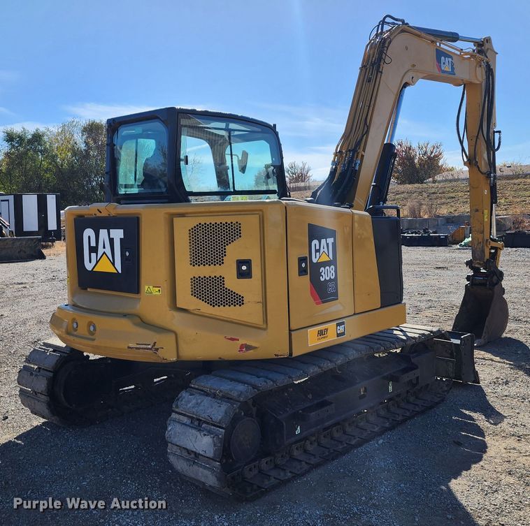 image for item KH9169 2019 Caterpillar 308CR  mini excavator
