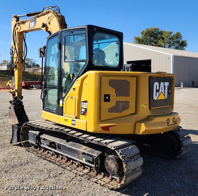 image for item KH9169 2019 Caterpillar 308CR  mini excavator