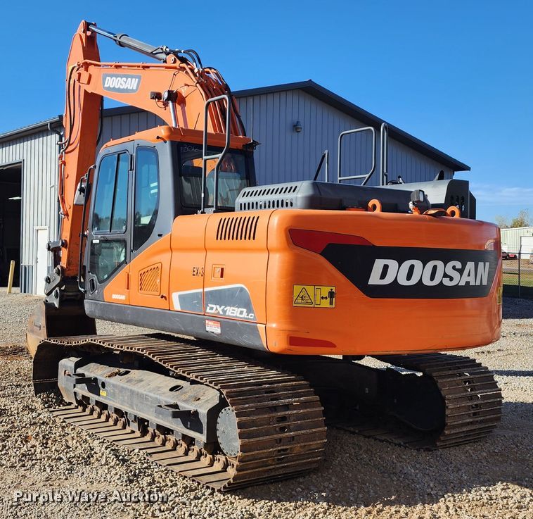 image for item KH9184 2018 Doosan DX180LC-5  excavator