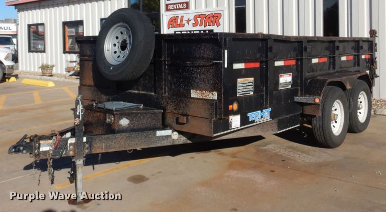 image for item KO9819 2013 Top Hat  dump trailer