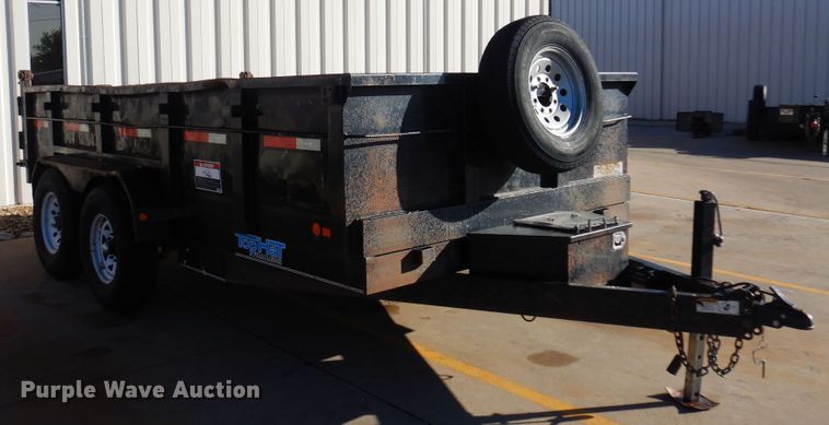 image for item KO9819 2013 Top Hat  dump trailer