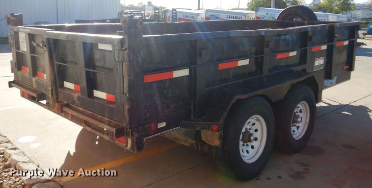 image for item KO9819 2013 Top Hat  dump trailer