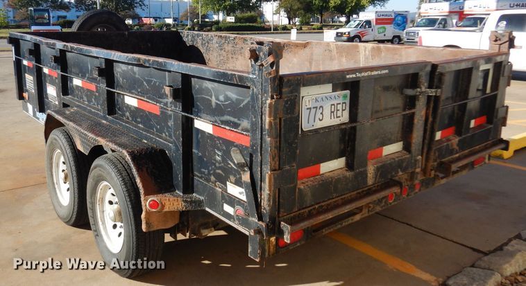 image for item KO9819 2013 Top Hat  dump trailer