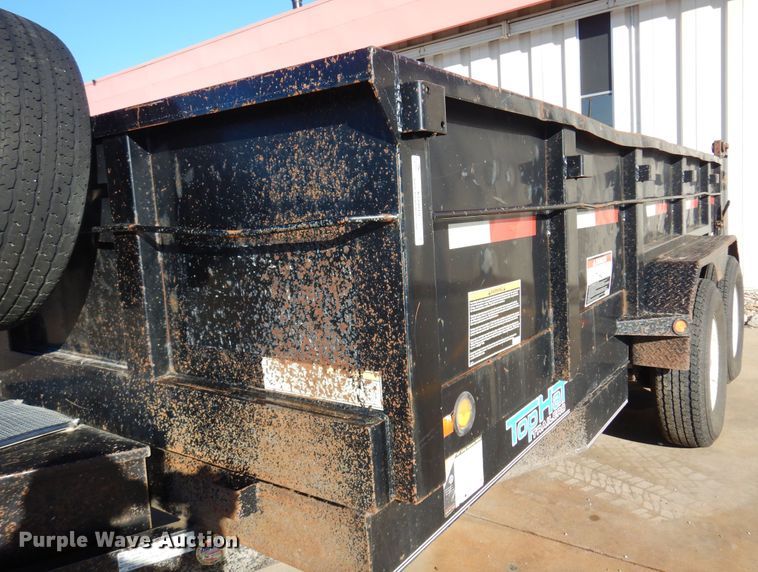 image for item KO9819 2013 Top Hat  dump trailer