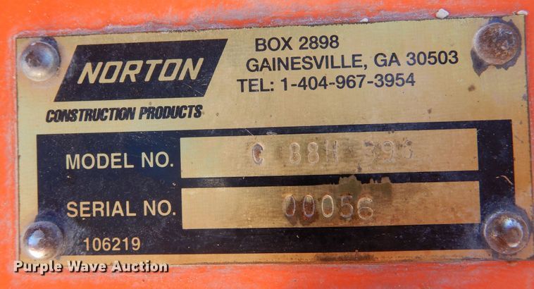 image for item KO9820 Norton Clipper C88HB96  concrete saw