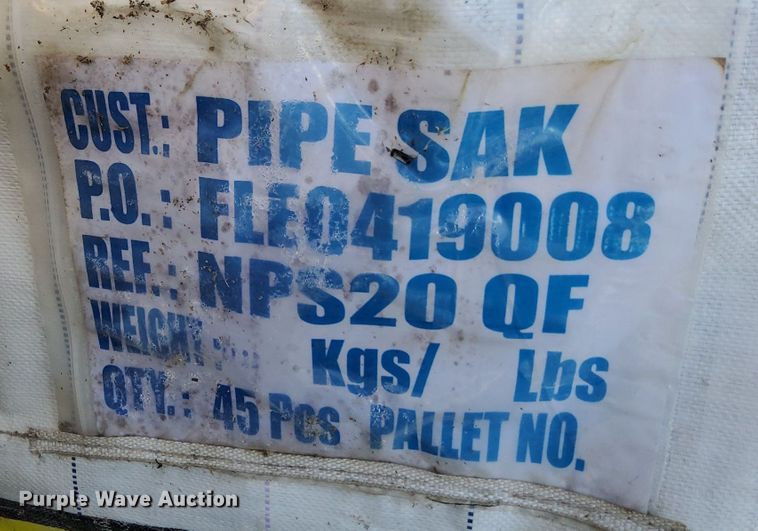 image for item KT9615 Approximately 200 PipeSak QF2024 geotextile pipeline weights