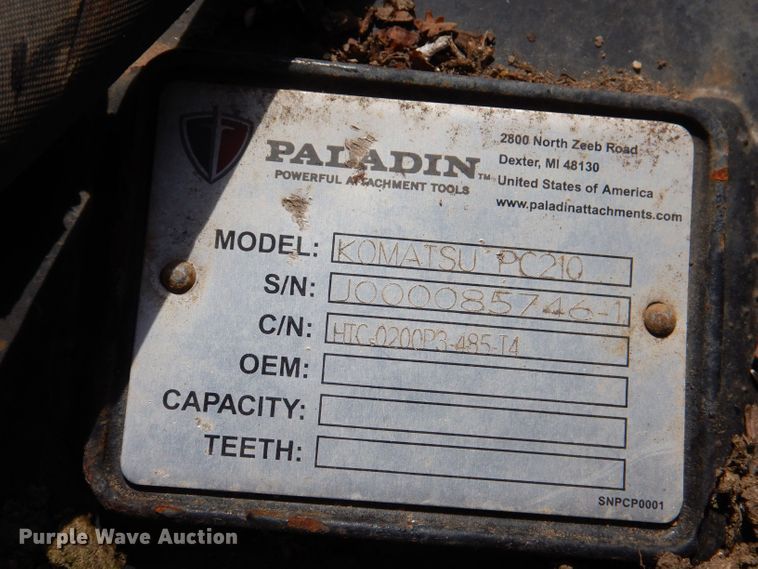 image for item KW9317 Paladin CP  hydraulic thumb