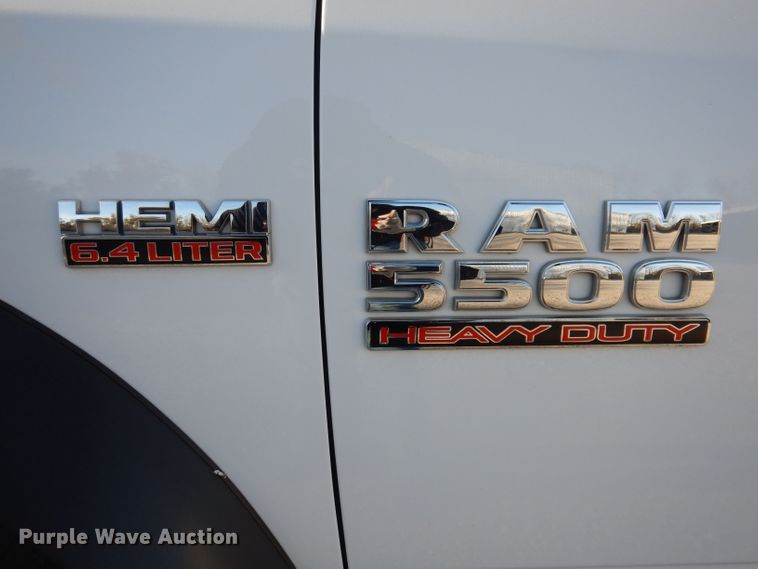 image for item KW9323 2016 Dodge  Ram 5500HD  utility / service truck