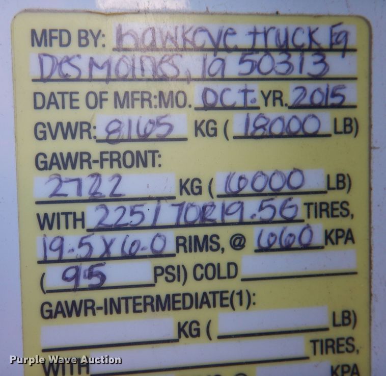 image for item KW9323 2016 Dodge  Ram 5500HD  utility / service truck