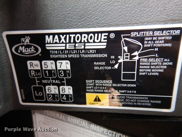 image for item KW9381 2000 Mack CL713  semi truck