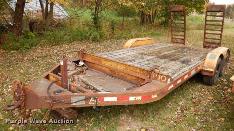 image for item KW9386 1992 Eager Beaver AP10  equipment trailer