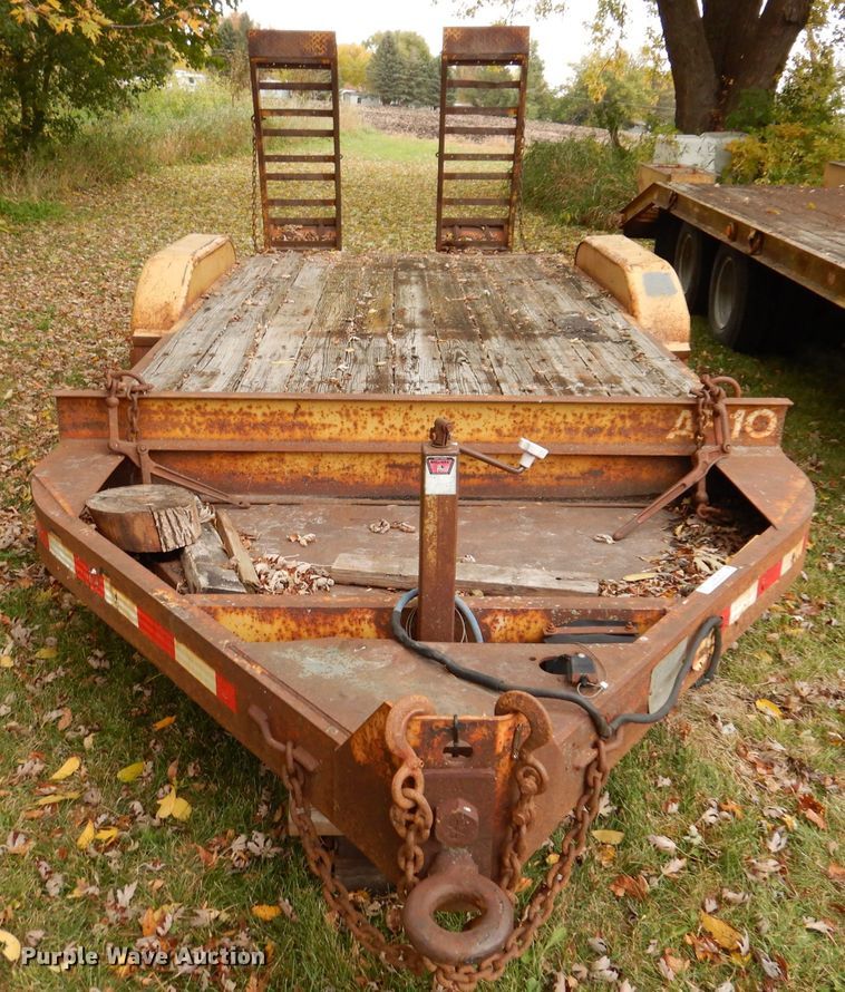 image for item KW9386 1992 Eager Beaver AP10  equipment trailer