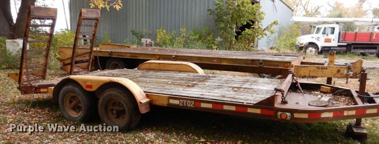 image for item KW9386 1992 Eager Beaver AP10  equipment trailer